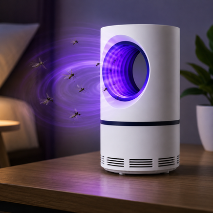 Lámpara Antimosquitos UV 360° – Eliminador de Mosquitos Silencioso con Carga USB